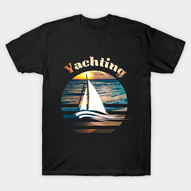 Yachting T-Shirt by MckinleyArt